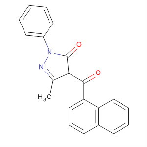 3H-Pyrazol-3-one,2,4-dihydro-5-methyl-4-(1-naphthalenylcarbonyl)-2-phenyl-