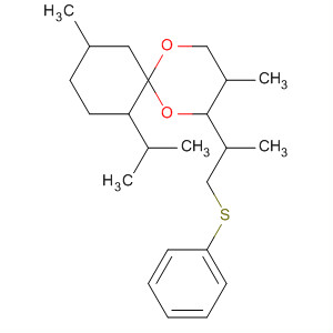 1,5-Dioxaspiro[5.5]undecane,3,10-dimethyl-7-(1-methylethyl)-2-[1-methyl-2-(phenylthio)ethyl]-