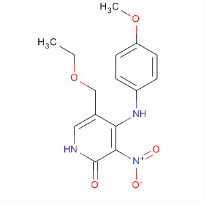 2(1H)-Pyridinone, 5-(ethoxymethyl)-4-[(4-methoxyphenyl)amino]-3-nitro-