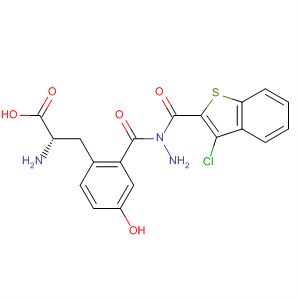 L-Tyrosine, N-[(3-chlorobenzo[b]thien-2-yl)carbonyl]-, hydrazide