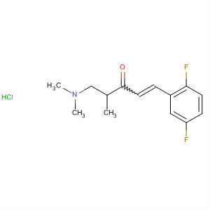 1-Penten-3-one, 1-(2,5-difluorophenyl)-5-(dimethylamino)-4-methyl-,hydrochloride