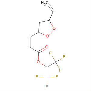 2-Propenoic acid, 3-(5-ethenyl-1,2-dioxolan-3-yl)-,2,2,2-trifluoro-1-(trifluoromethyl)ethyl ester, cis-
