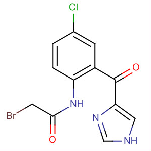 Acetamide, 2-bromo-N-[4-chloro-2-(1H-imidazol-4-ylcarbonyl)phenyl]-
