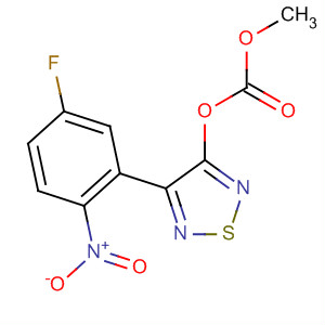 Carbonic acid, 4-(5-fluoro-2-nitrophenyl)-1,2,5-thiadiazol-3-yl methylester