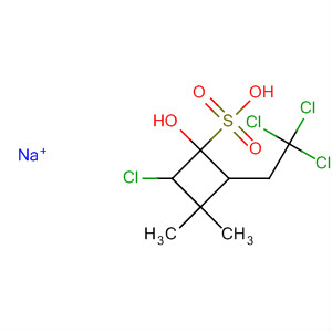 Cyclobutanesulfonic acid,2-chloro-1-hydroxy-3,3-dimethyl-4-(2,2,2-trichloroethyl)-, monosodiumsalt