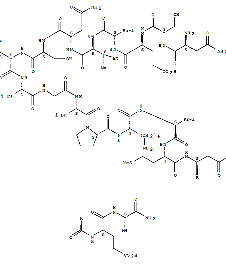 Chromatophorotropin,distal retinal pigment (Pandalus borealis) 3-L-glutamic acid-4-L-leucine-11-L-leucine-13-L-lysine-16-L-asparagine-