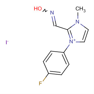 1H-Imidazolium, 1-(4-fluorophenyl)-2-[(hydroxyimino)methyl]-3-methyl-,iodide