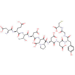 L-Cysteine,N-[N-[N-[N-[N-[1-[N-[N-[N-(N-L-a-aspartyl-L-a-glutamyl)-L-threonyl]-L-a-aspartyl]-L-a-aspartyl]-L-prolyl]-L-a-aspartyl]-L-a-aspartyl]-L-tyrosyl]glycyl]-