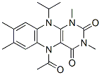 Benzo[g]pteridine-2,4(1H,3H)-dione,5-acetyl-5,10-dihydro-1,3,7,8-tetramethyl-10-(1-methylethyl)-
