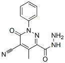 5-Cyano-4-methyl-6-oxo-1-phenyl-1,6-dihydro-3-pyridazinecarbohydrazide