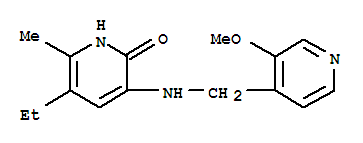 2(1H)-Pyridinone, 5-ethyl-3-(((3-methoxy-4-pyridinyl)methyl)amino)-6-methyl-