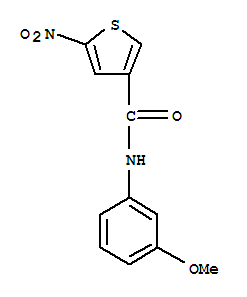 3-thiophenecarboxamide, N-(3-methoxyphenyl)-5-nitro-
