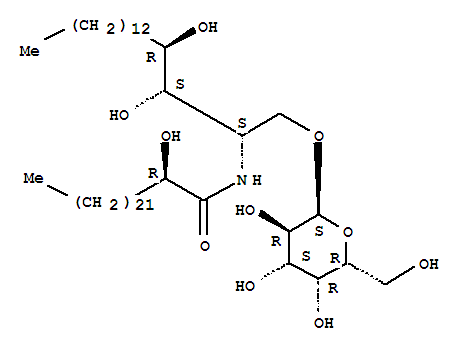 Tetracosanamide,N-[1-[(a-D-galactopyranosyloxy)methyl]-2,3-dihydroxyhexadecyl]-2-hydroxy-,[1S-[1R*(S*),2R*,3S*]]-