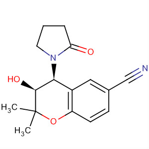 (3S,4S)-2,2-Dimethyl-3β-hydroxy-4β-(2-oxopyrrolizino)-3,4-dihydro-6-cyano-2H-1-benzopyran