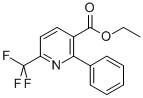 3-PYRIDINECARBOXYLIC ACID, 2-PHENYL-6-(TRIFLUOROMETHYL)-, ETHYL ESTER