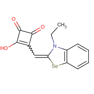 3-Cyclobutene-1,2-dione,3-[(3-ethyl-2(3H)-benzoselenazolylidene)methyl]-4-hydroxy-