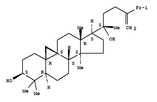 1H,19H-Cyclopropa[9,10]cyclopenta[a]phenanthrene,9,19-cyclolanostane-3,20-diol deriv.