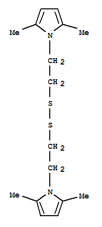 1,1'-(disulfanediyldiethane-2,1-diyl)bis(2,5-dimethyl-1H-pyrrole)