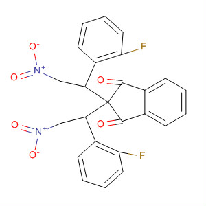 1H-Indene-1,3(2H)-dione, 2,2-bis[1-(2-fluorophenyl)-2-nitroethyl]-