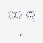 3-(1H-INDOL-2-YL)-1-METHYLPYRIDINIUM IODIDE