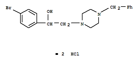 2-(4-benzylpiperazin-1-yl)-1-(4-bromophenyl)ethanol dihydrochloride