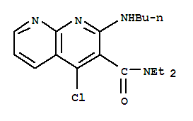 2-(butylamino)-4-chloro-N,N-diethyl-1,8-naphthyridine-3-carboxamide