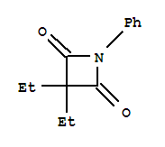 2,4-azetidinedione, 3,3-diethyl-1-phenyl-