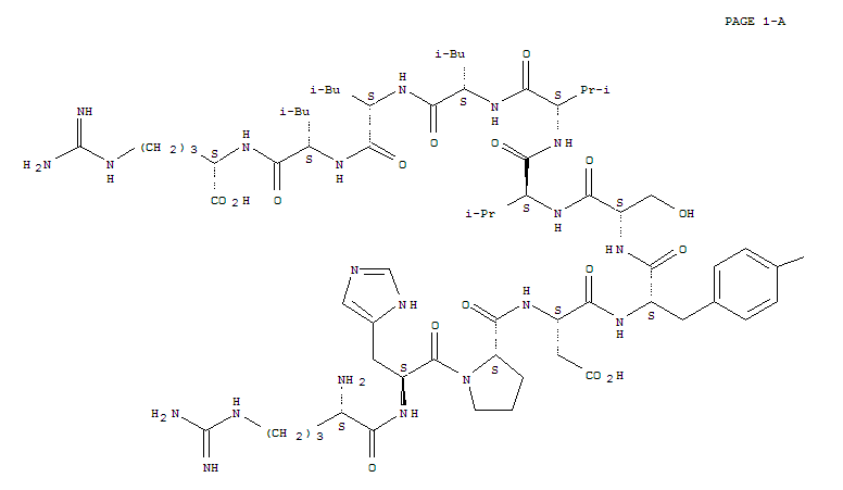 L-Arginine,N2-[N-[N-[N-[N-[N-[N-[N-[N-[1-(N-L-arginyl-L-histidyl)-L-prolyl]-L-a-aspartyl]-L-tyrosyl]-L-seryl]-L-valyl]-L-valyl]-L-leucyl]-L-leucyl]-L-leucyl]-