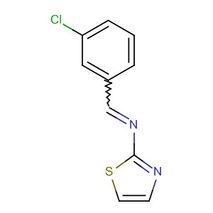 2-Thiazolamine, N-[(3-chlorophenyl)methylene]-