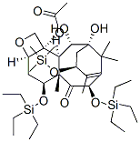 (2aR,4S,4aS,6R,9S,11S,12S,12aR,12bS)-12b-(Acetyloxy)-1,2a,3,4,4a,6,9,10,11,12,12a,12b-dodecahydro-11,12-dihydroxy-4a,8,13,13-tetramethyl-4,6-bis[(triethylsilyl)oxy]-9-[(trimethylsilyl)oxy]-7,11-methano-5H-cyclodeca[3,4]benz[1,2-b]oxet-5-one