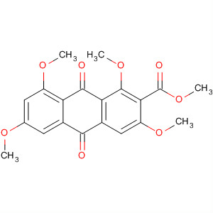 2-Anthracenecarboxylic acid,9,10-dihydro-1,3,6,8-tetramethoxy-9,10-dioxo-, methyl ester