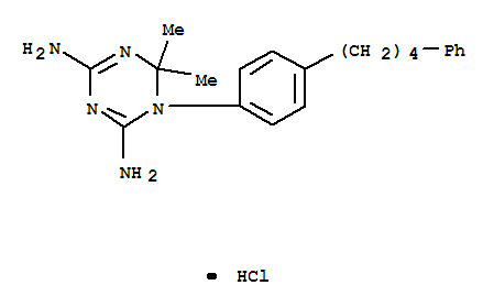 1,3,5-triazine-2,4-diamine, 1,6-dihydro-6,6-dimethyl-1-[4-(4-phenylbutyl)phenyl]-