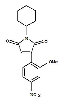 1-cyclohexyl-3-(2-methoxy-4-nitrophenyl)-1H-pyrrole-2,5-dione
