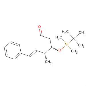 5-Hexenal, 3-[[(1,1-dimethylethyl)dimethylsilyl]oxy]-4-methyl-6-phenyl-,(3S,4R,5E)-