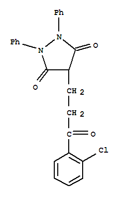4-[3-(2-chlorophenyl)-3-oxopropyl]-1,2-diphenylpyrazolidine-3,5-dione