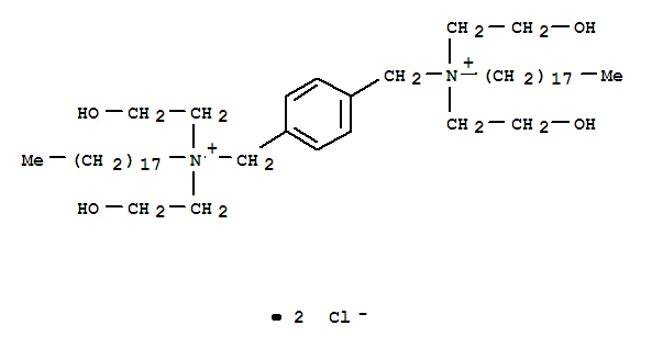 N,N'-(benzene-1,4-diyldimethanediyl)bis[N,N-bis(2-hydroxyethyl)octadecan-1-aminium]
