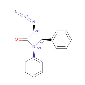 2-Azetidinone, 3-azido-1,4-diphenyl-, cis-