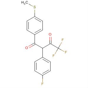 1,3-Butanedione,4,4,4-trifluoro-2-(4-fluorophenyl)-1-[4-(methylthio)phenyl]-