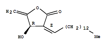 2(3H)-Furanone,dihydro-4-hydroxy-5-methylene-3-tetradecylidene-, [R-(Z)]-