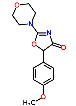 5-(4-methoxyphenyl)-2-(morpholin-4-yl)-1,3-oxazol-4(5H)-one