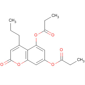 2H-1-Benzopyran-2-one, 5,7-bis(1-oxopropoxy)-4-propyl-
