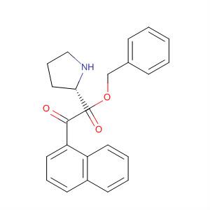 L-Proline, 1-(1-naphthalenylcarbonyl)-, phenylmethyl ester