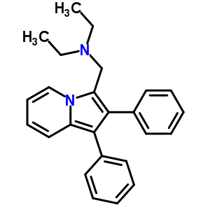 N-[(1,2-diphenylindolizin-3-yl)methyl]-n-ethylethanamine