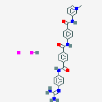 3-((4-((4-(((4-((AMINOIMINOMETHYL)AMINO)PHENYL)AMINO)CARBONYL)BENZOYL)AMINO)BENZOYL)AMINO)-1-METHYLPYRIDINIUM IODIDE,MONOHI
