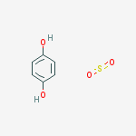 Hydroquinone, compound with sulphur dioxide