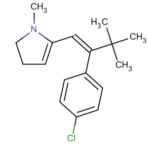 1H-Pyrrole,5-[(1Z)-2-(4-chlorophenyl)-3,3-dimethyl-1-butenyl]-2,3-dihydro-1-methyl-