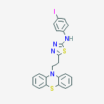 N-(4-iodophenyl)-5-[2-(10H-phenothiazin-10-yl)ethyl]-1,3,4-thiadiazol-2-amine