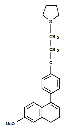 1-{2-[4-(6-METHOXY-3,4-DIHYDRO-1-NAFTYL)FENOXY]ETHYL}PYRROLIDINE