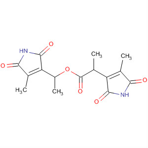1H-Pyrrole-3-propanoic acid, 2,5-dihydro-4-methyl-2,5-dioxo-,1-(2,5-dihydro-4-methyl-2,5-dioxo-1H-pyrrol-3-yl)ethyl ester