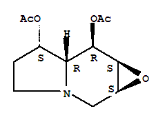Oxirenofindolizine-6,7-diol, octahydro-, diacetate (ester), 1aS-(1a.alpha.,6.alpha.,6a.beta.,7.beta.,7a.alpha.)-